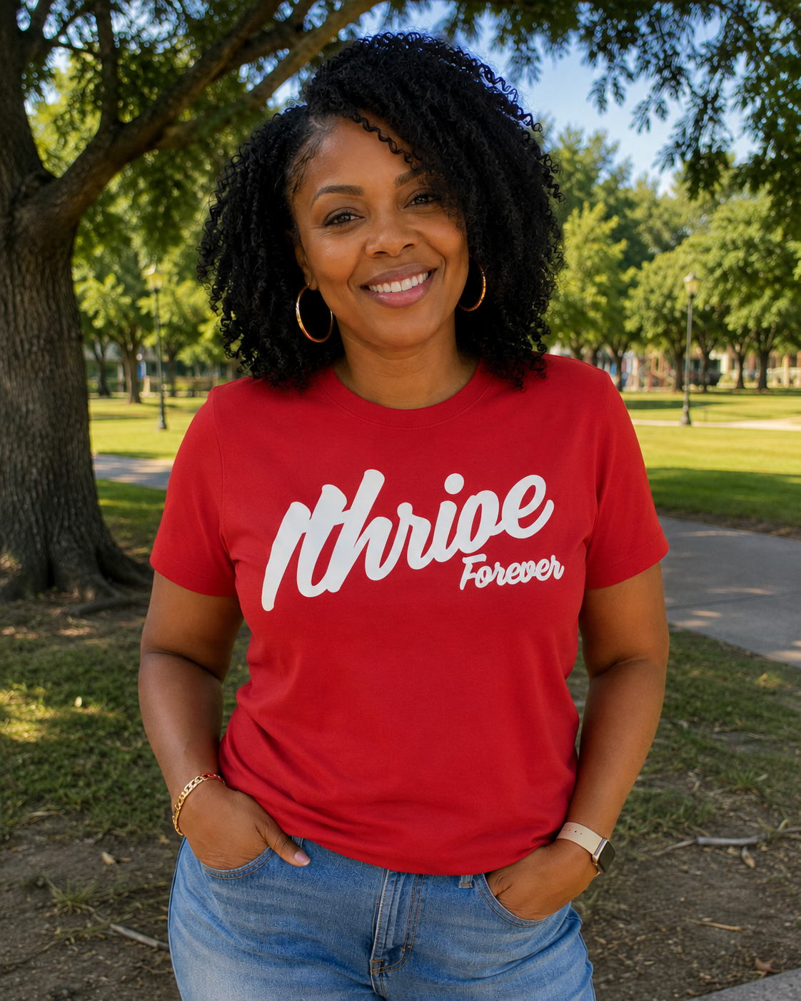 Retro Tee - Red
