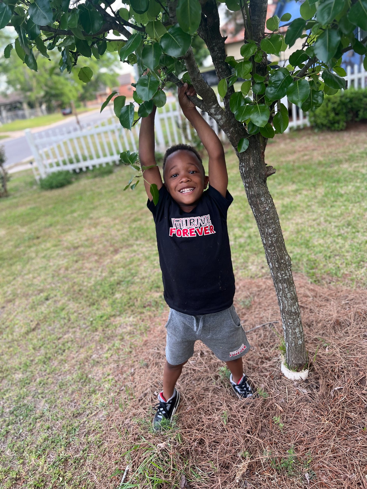 Kidz ITHRIVEFOREVER Short Set Black