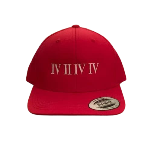 Red Roman Numeral