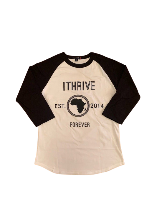 Heritage Black Raglan