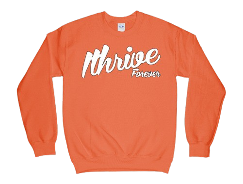 Orange Retro Sweatshirt