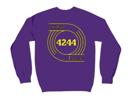Deep Purple Vortex Sweatshirt
