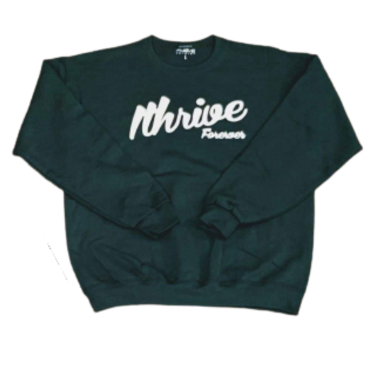 Forest Green Retro Sweatshirt