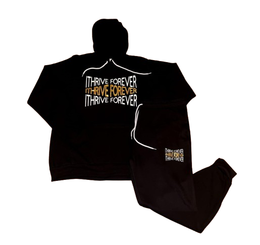 Triple Impact Jogger Set- Black