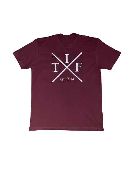 Xfiniti Maroon/White Shirt