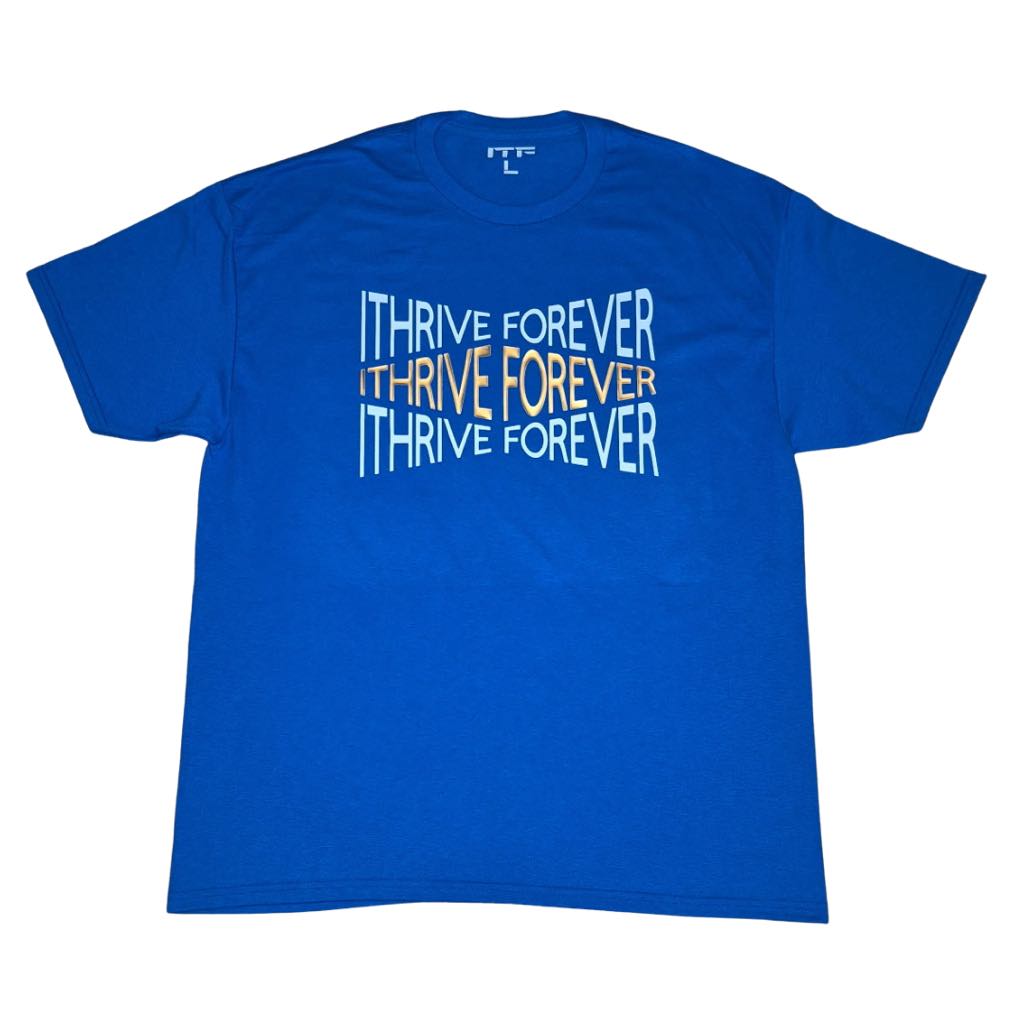 Triple Impact Tee - Royal Blue