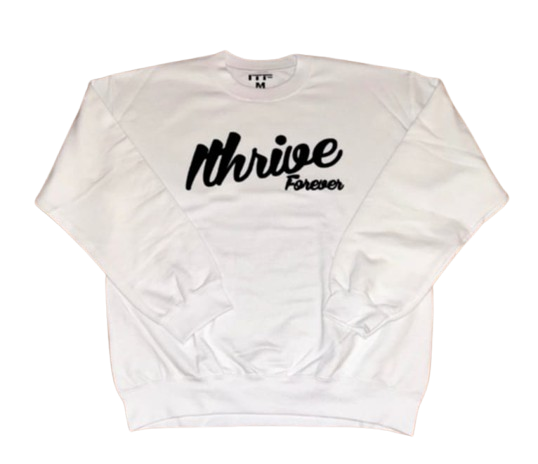 White Retro Sweatshirt