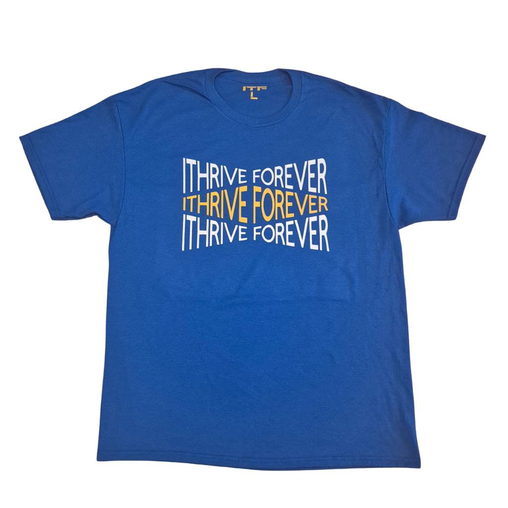 Triple Impact Tee - Royal Blue
