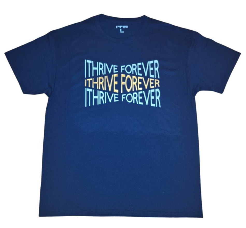 Triple Impact Tee - Navy