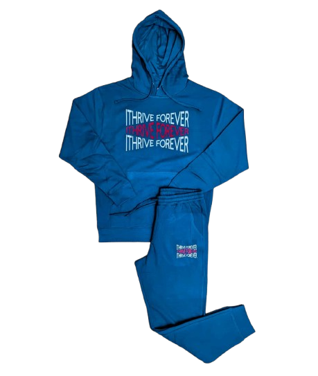 Triple Impact Jogger Set- Royal Blue