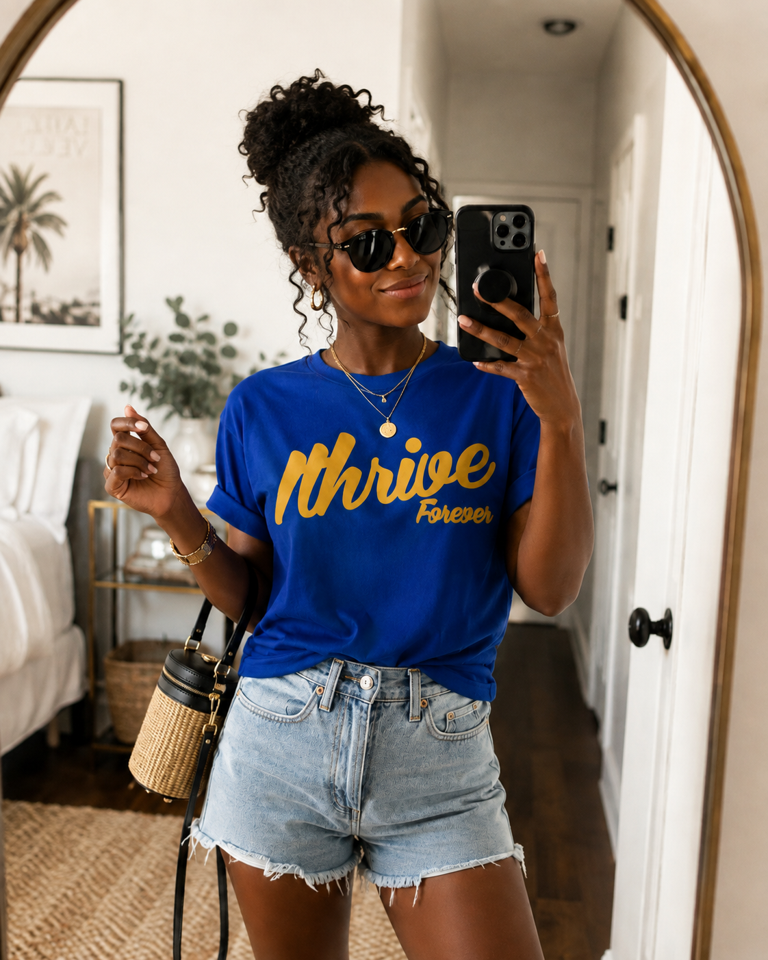Retro Tee - Royal