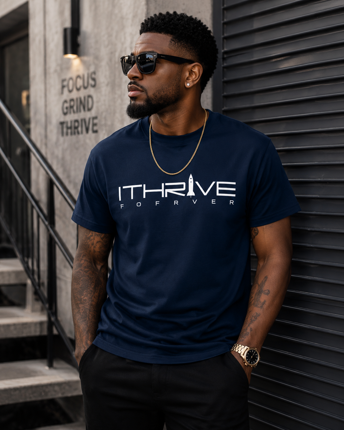 Classic Tee - Navy