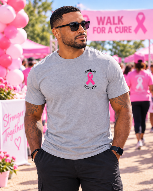 Don’t Just Survive. THRIVE. | Gray Breast Cancer Awareness