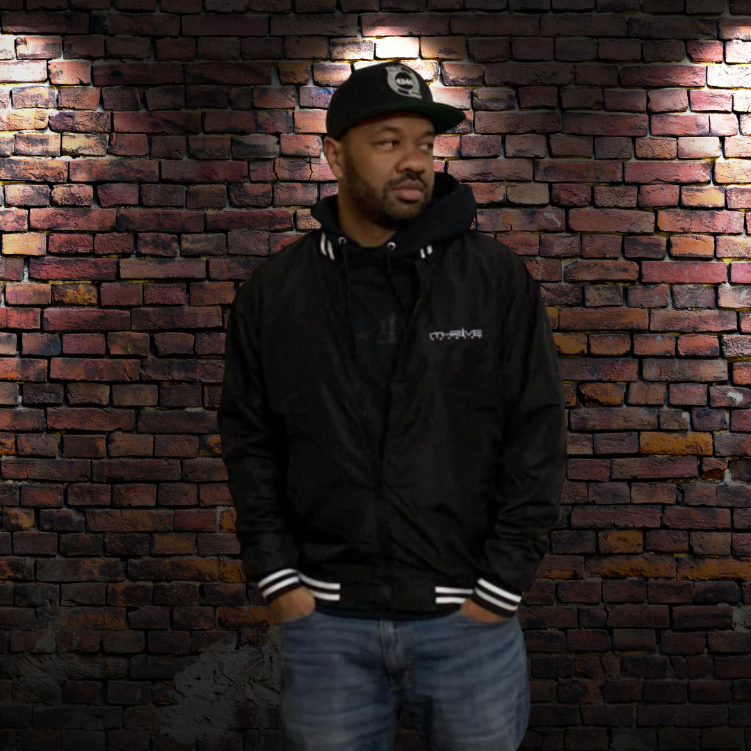 Black/White Windbreaker