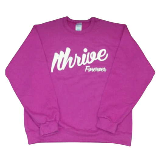 Hot Pink Retro Sweatshirt