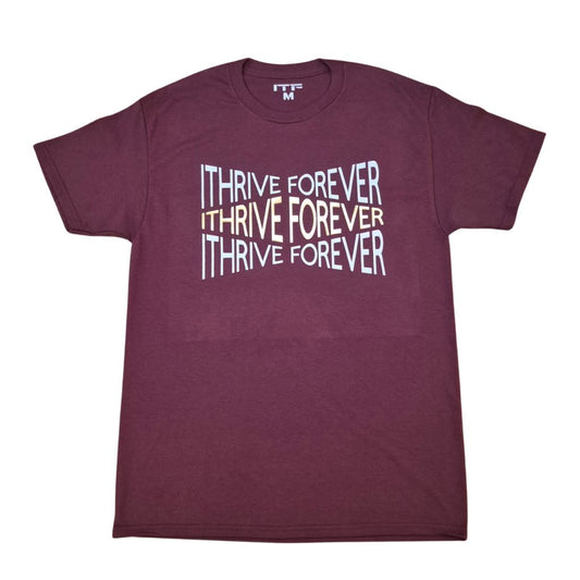 Triple Impact Tee -Maroon