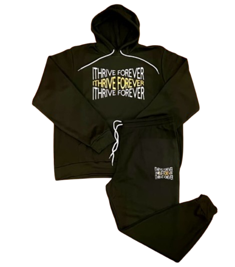 Triple Impact Jogger Set- Forest Green
